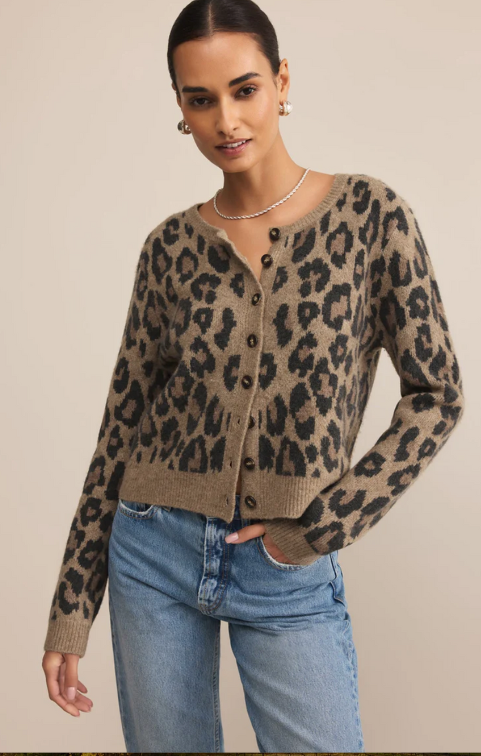Z Supply-Outlook Leopard Cardigan