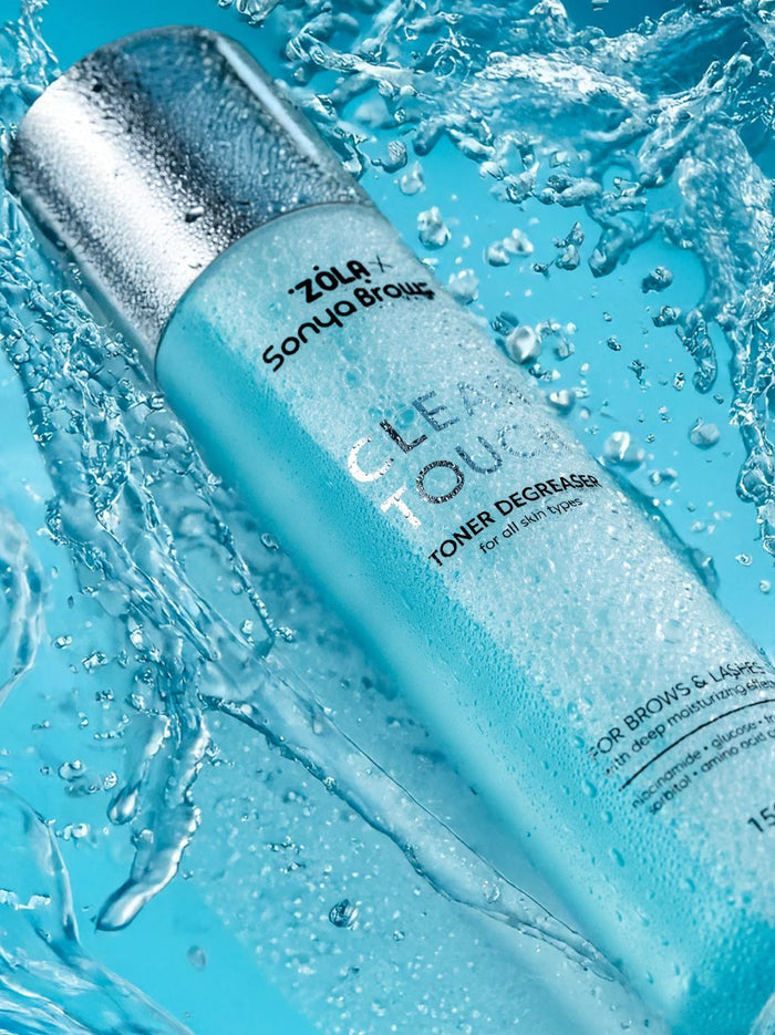 ZOLA x Sonya Brows CLEAN TOUCH Eyebrow and Eyelash Toner & Degreaser, 150 ml Toner & Degreaser ZOLA