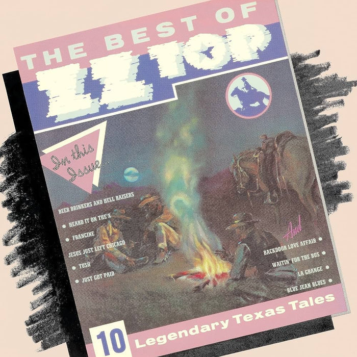 ZZ TOP - THE BEST OF ZZ TOP - TRANSLUCENT BLUE COLOR - VINYL LP